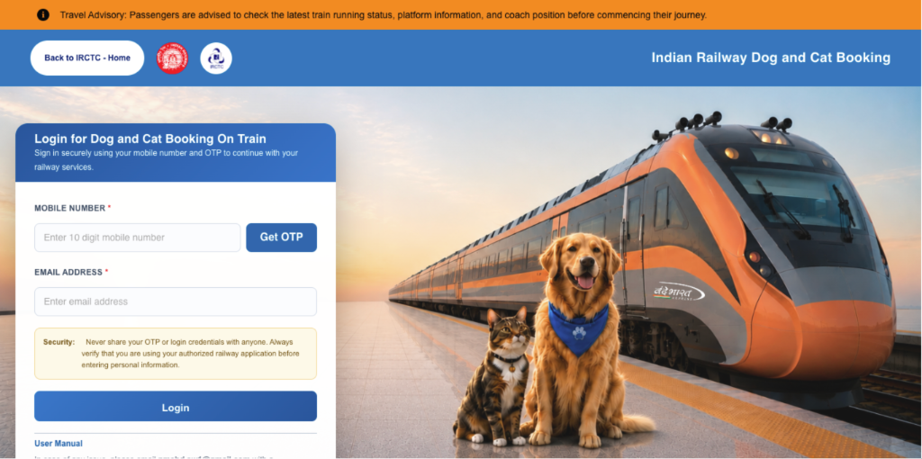 Traveling with Pets on Indian Railways: The Complete Guide to IRCTC Online Booking, 1AC Coupes & Health Clearances